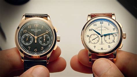 patek philippe vs a lange & söhne|patek chronograph size.